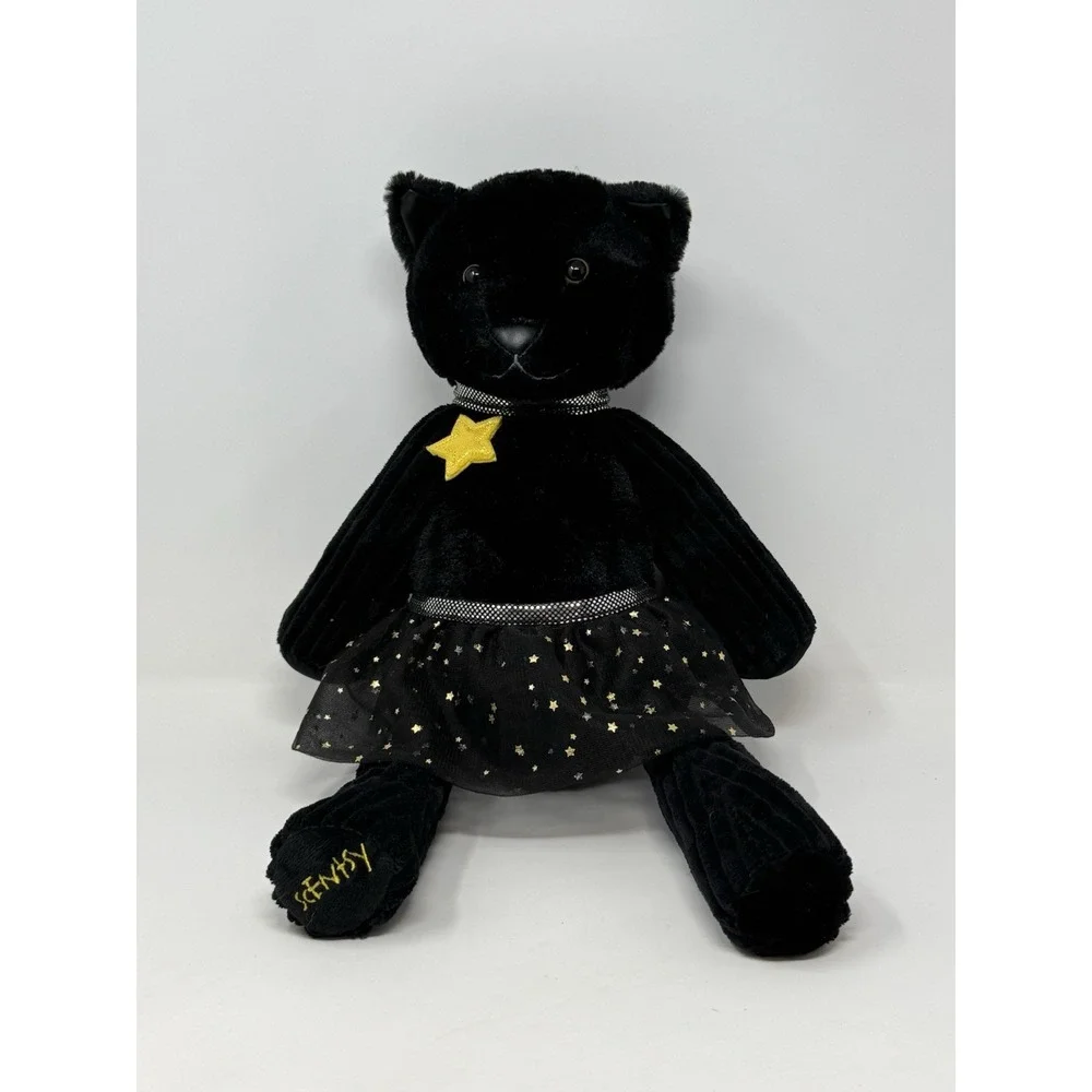 Scentsy Buddy Star Black Cat Plush‎ Doll Halloween Special Collectors Edition